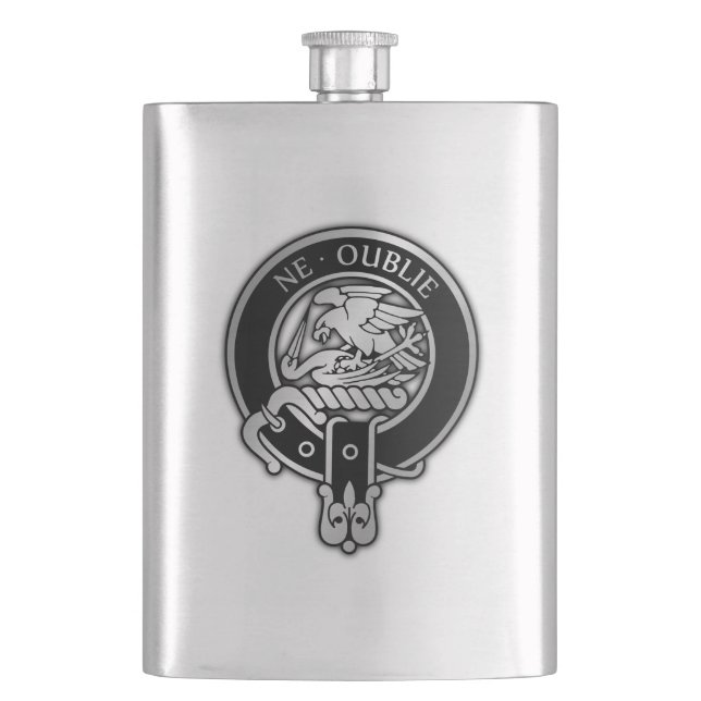 Cantil Clan Graham Crest Flask (Frente)