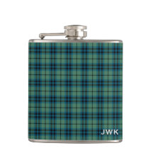 Clan Keith Light Green Scottish Tartan Monograma