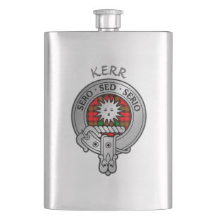 Cantil Clan Kerr Crest Flask