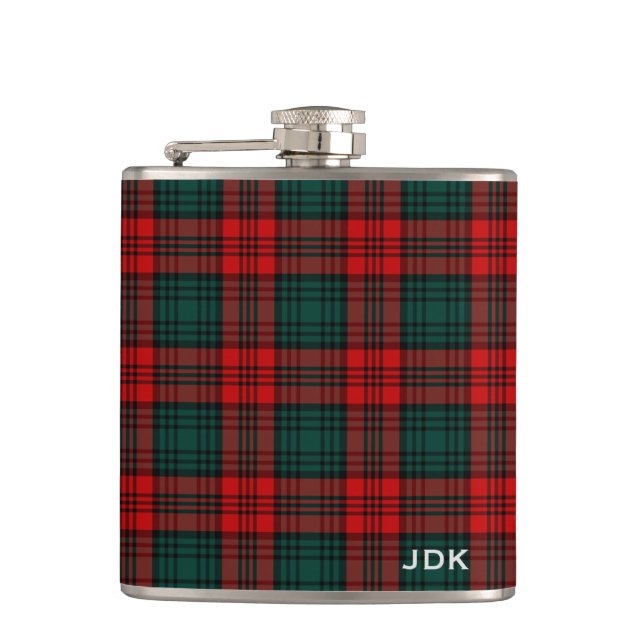 Cantil Clan Kerr Tartan Monogrammed (Frente)