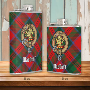 Cantil Clan MacDuff Crest sobre Tartan