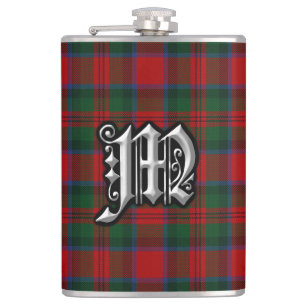 Cantil Clan MacDuff Tartan Old Scotland Flask