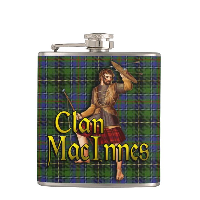 Cantil Clan MacInnes Old Scotland Flask (Frente)