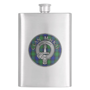 Cantil Clan MacKay Crest & Tartan