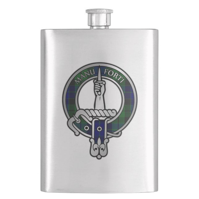 Cantil Clan MacKay Tartan Crest (Frente)
