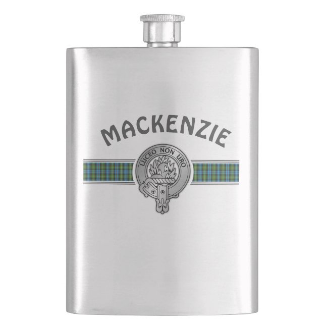 Cantil Clan MacKenzie (Editar) Crest & Tartan (Frente)