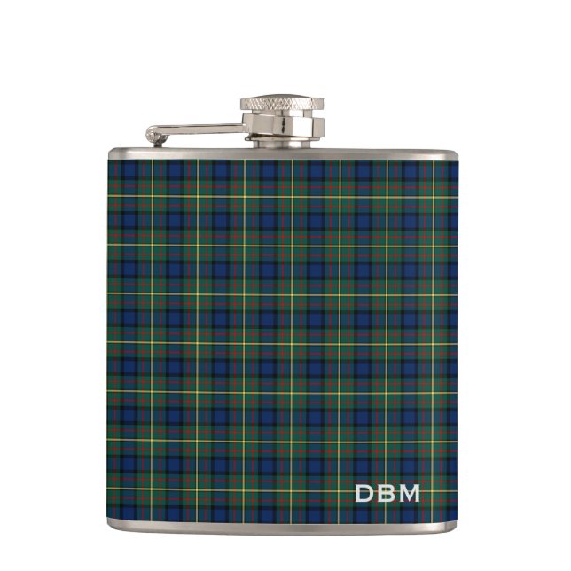 Cantil Clan MacLaren Tartan Monograma (Frente)