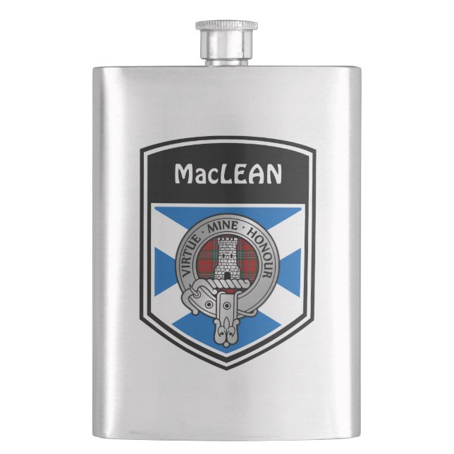 Cantil Clan MacLean Crest & Tartan (Frente)
