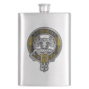 Cantil Clan MacLeod Crest & Tartan Flask