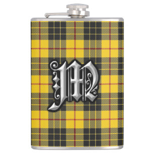 Cantil Clan MacLeod de Lewis Tartan Old Scotland Flask