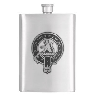 Cantil Clan MacPherson Crest Flask