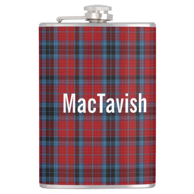 Cantil Clan MacTavish Tartan Personalizado (Frente)