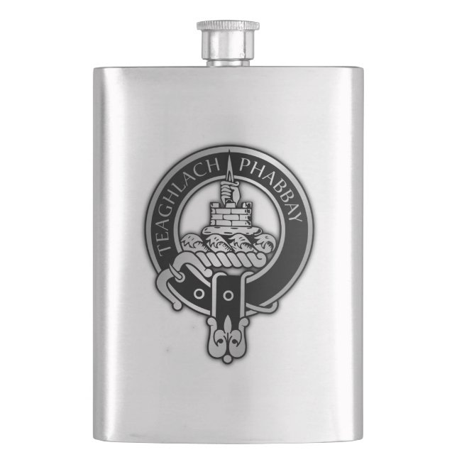 Cantil Clan Morrison Crest Flask (Frente)