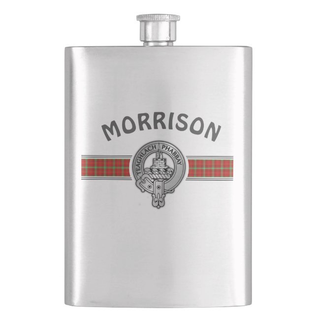 Cantil Clan Morrison (Editar) Crest & Tartan (Frente)