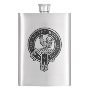 Cantil Clan Sinclair Crest Flask