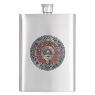 Cantil Clan Stewart Stuart Crest & Tartan Knot