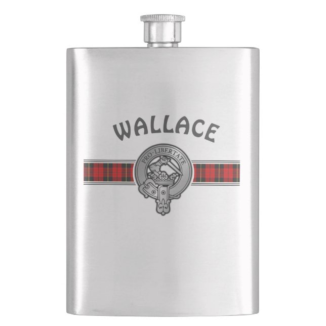 Cantil Clan Wallace (Editar) Crest & Tartan (Frente)