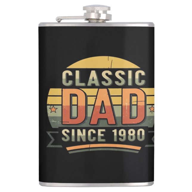 Cantil Classic Dad Since 1980  Vintage Retro  (Frente)