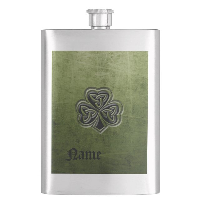 Cantil Clássico grunge irlandês sortudo shamrock personal (Frente)
