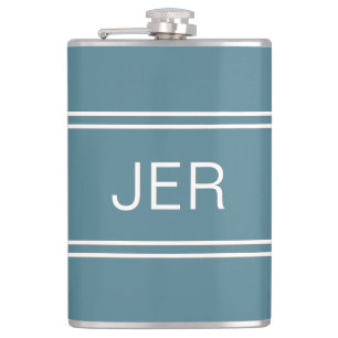 Cantil Clássico Moderno Minimalista Verde Monogramado em 