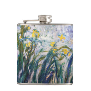 Cantil Claude Monet - Íris Amarelas e Roxas