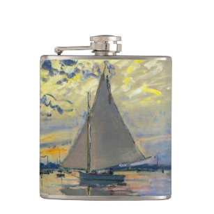 Cantil Claude Monet - Navio de vela no Le Petit-Gennevill