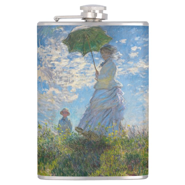 Cantil Claude Monet - O Promenade, Mulher com Parasol (Frente)