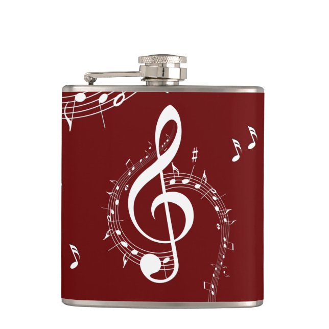 Cantil Climactic G Clef Music Red (Frente)