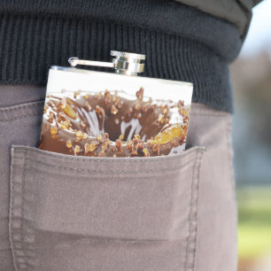 Cantil Cobertura grossa e brilhante de donut decadente da