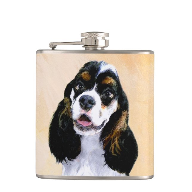 Cantil Cocker Spaniel (Parti) Painting - Original Dog Art (Frente)