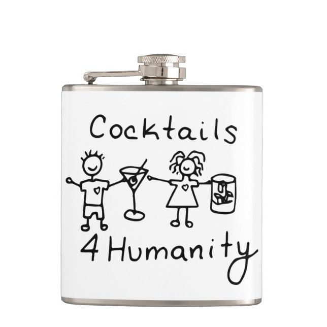 Cantil Cocktails4Humanity Flask (Frente)