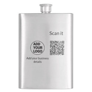 Cantil Código QR minimalista simples adicionar logotipo n