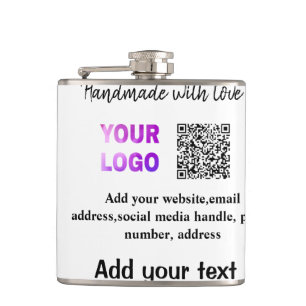 Cantil Código QR minimalista simples adicionar logotipo n