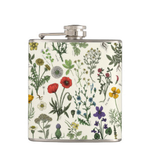 Cantil Colagem de flores silvestres
