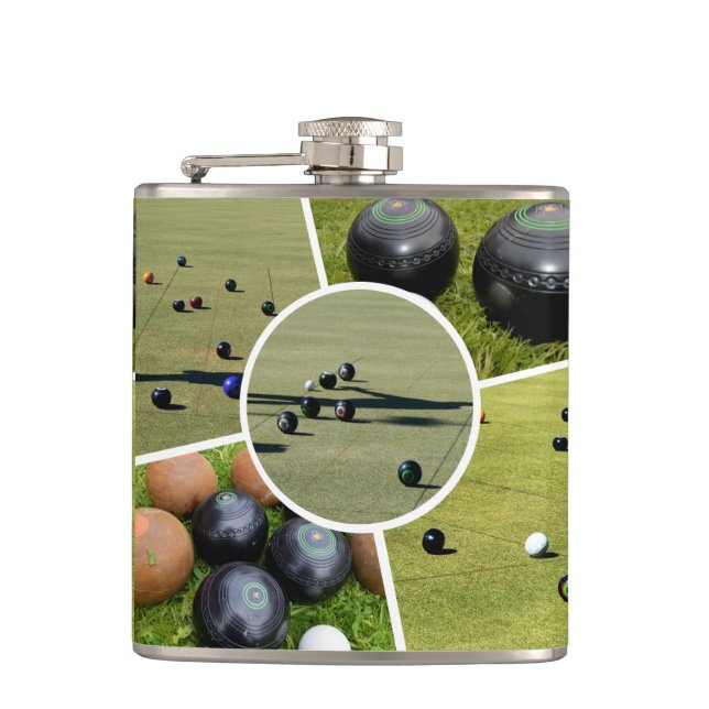 Cantil Colagem De Fotos De Lâmpadas Circulares, (Frente)