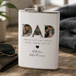 Cantil Colagem de Fotos de Papai Branco Moderno Presente