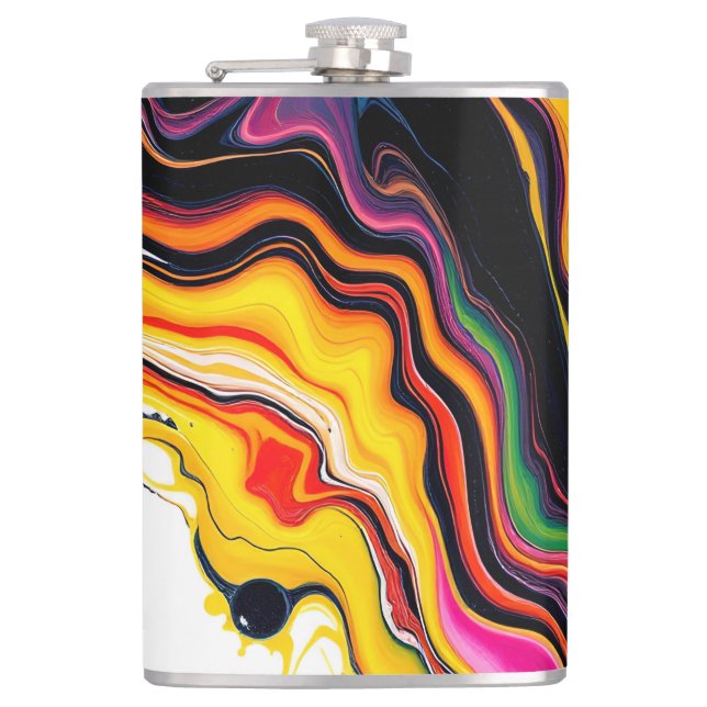 Cantil Color Splash Swirl – Vibrant Abstract Drip Art (Frente)