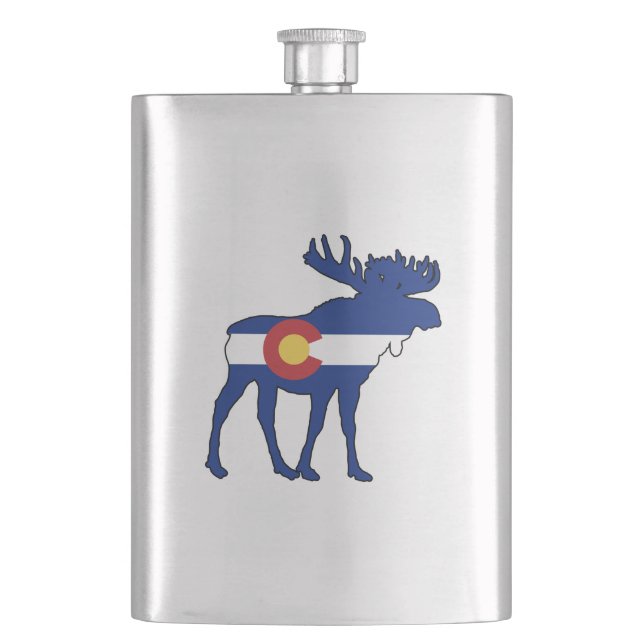 Cantil Colorado Flag Moose (Frente)
