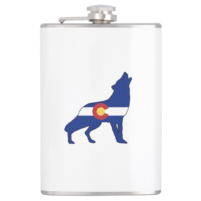 Cantil Colorado Flag Wolf (Frente)