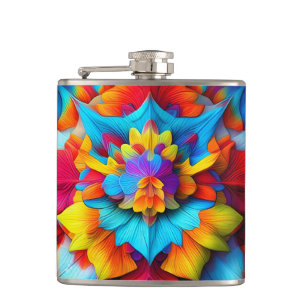 Cantil Colorida Floral Mandala Design