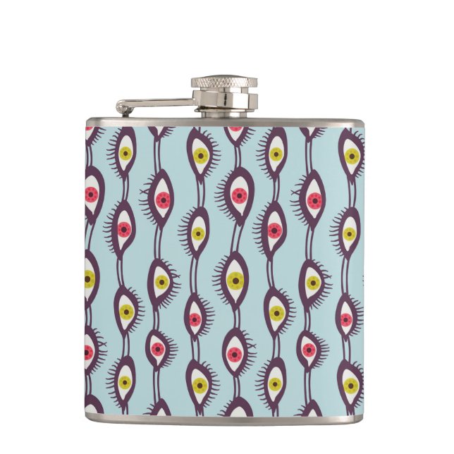 Cantil Colorida Trippy Eyes Psicodélicos HIppie (Frente)