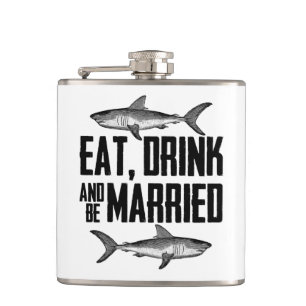 Cantil Coma Bebida e seja casada com tubarões-safra