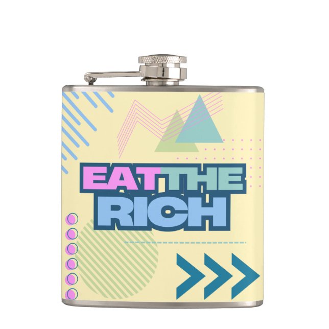 Cantil Coma o Rich 90s Vibe Flask (Frente)