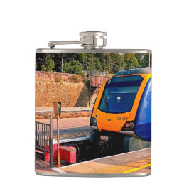 Cantil Comboio azul e amarelo