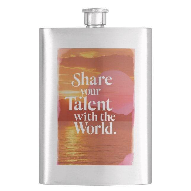 Cantil Compartilhe seu talento com o mundo (Frente)