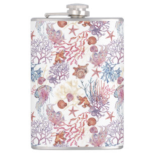Cantil Composição Subaquática em Aquarela Série Design 3
