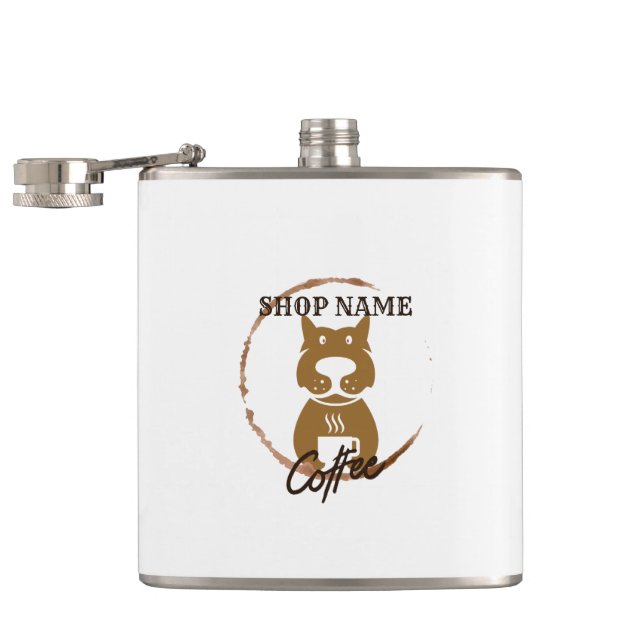 Cantil Compro de Café Simples Moderno de Cachorro (Aberto)