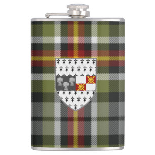 Cantil Condado Irlandês Kilkenny Tartan & Crest