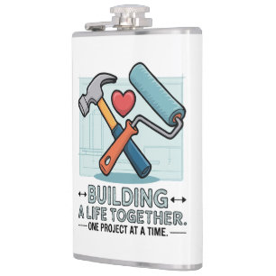 Cantil Construindo uma vida juntos   Casal e casa para fa