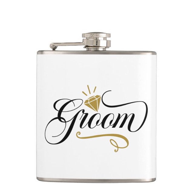 Cantil Cool Groom Wedding add name  (Frente)